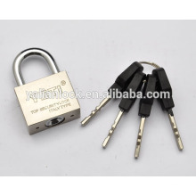 New Arrival High Security Nickle Plated Electroplating Silver Small Cute square Iron Padlock Brass/iron Padlock
